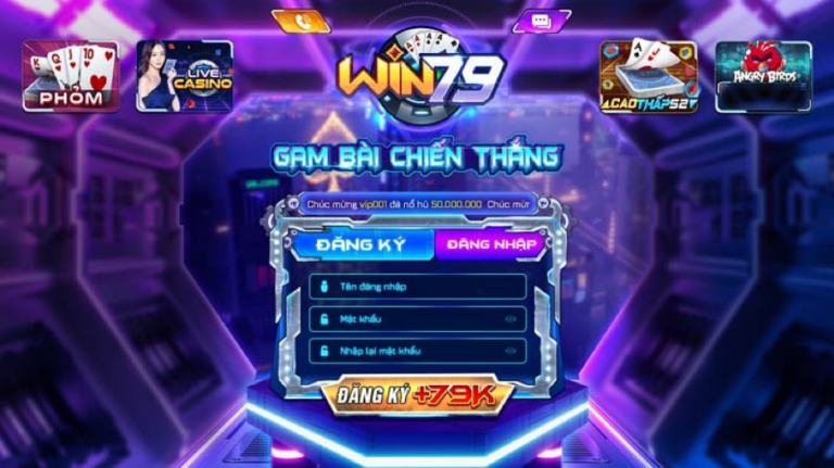 Trình tự các bước đăng ký tài khoản game Win79